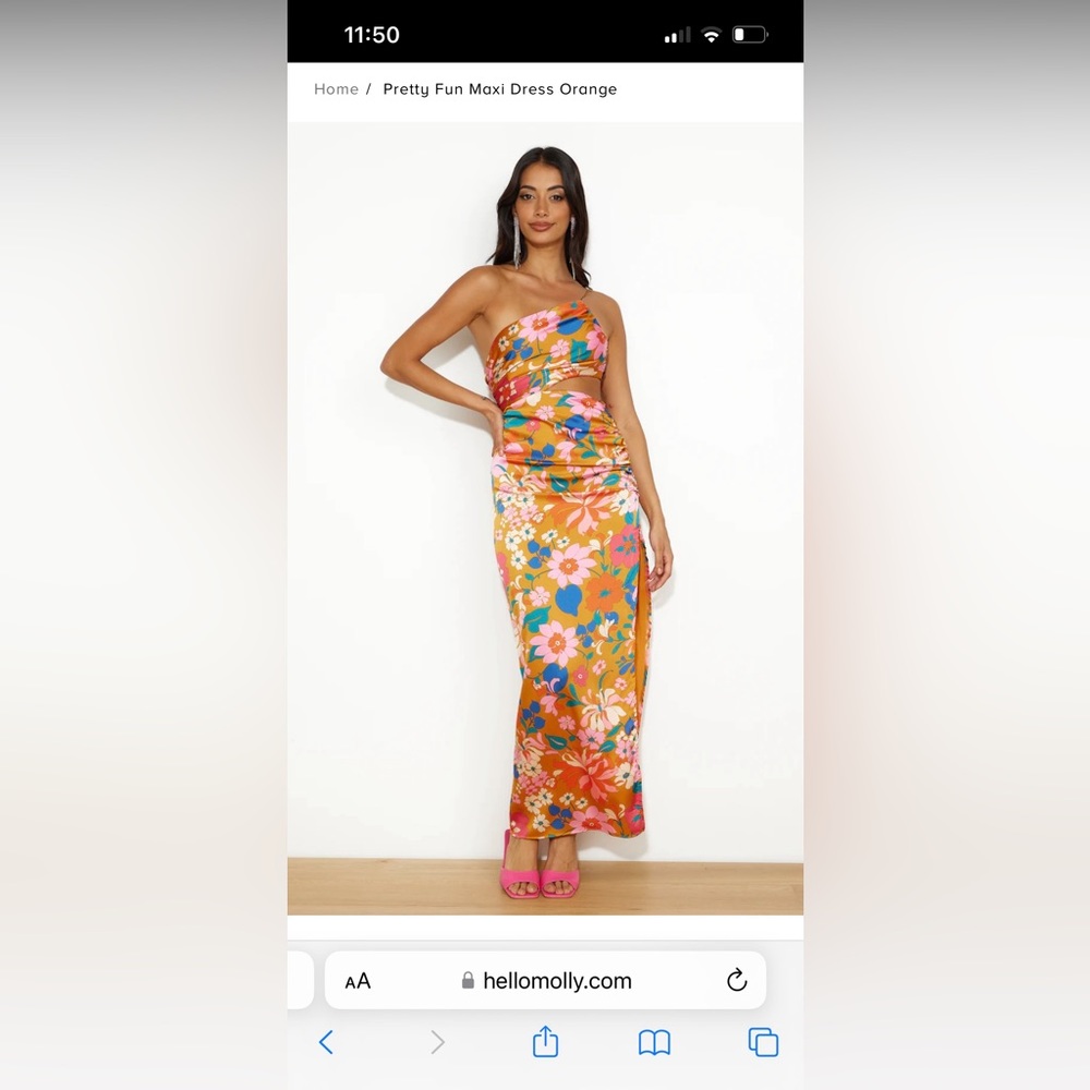 Hello Molly dress, size large, only worn once!